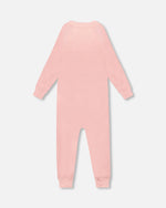 One-Piece Thermal Underwear Dusty Pink - H10Y700_637