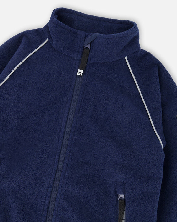 Mid-Layer Teknik Jacket Navy Blue - H10Y900_479