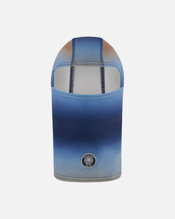 Brushed Jersey Balaclava Blue And Beige Gradient - H10YBAL_034