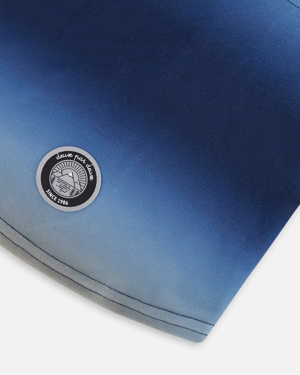 Brushed Jersey Balaclava Blue And Beige Gradient - H10YBAL_034