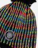 Lined Peruvian Knit Pompom Hat Black And Multicolor - H10Z03_000