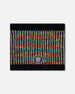 Lined Knit Neckwarmer Black And Multicolor - H10Z04_000