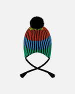 Lined Peruvian Knit Winter Hat With Pompom Multicolor - H10Z53_000