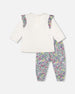 Organic Cotton Off-White Top And Muslin Pants Set - H20A11_101