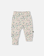 Organic Cotton Evolutive Pant Off-White Floral - H20A20_045