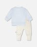 Organic Cotton Pant And Top Set Light Blue - H20C10_193