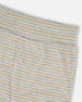 Organic Cotton Evolutive Pants Striped Heather Beige And Gray - H20C20_193