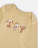 Organic Cotton Onesie Light Caramel - H20C70_109
