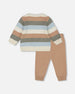 Knitted Top And Pant Set Light Caramel - H20CT12_109