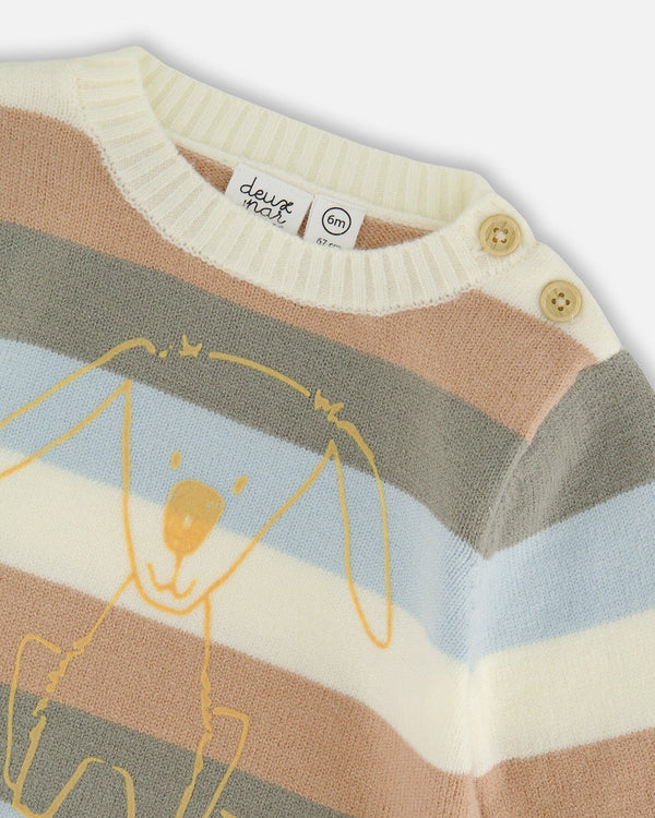 Knitted Top And Pant Set Light Caramel - H20CT12_109