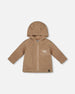 Sherpa Bear Hooded Zip Jacket Brown - H20D30_915