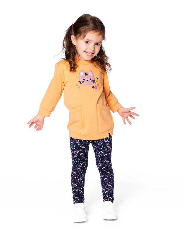 Tunic And Leggings Set Golden Brown - H20E11_231