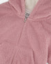 Hooded Full Zip Cat Plush Jacket Dusty Pink - H20E30_514