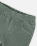 Stretch Velour Tregging Jade Green - H20F20_325