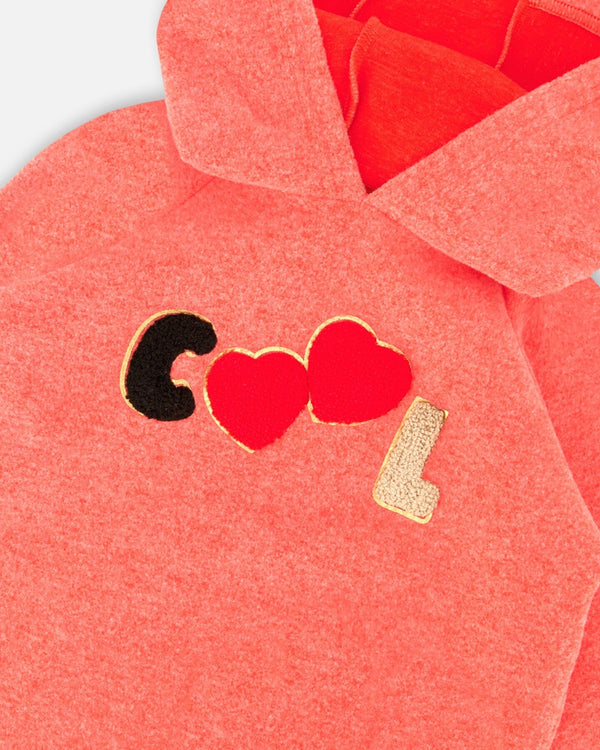 Ultra Soft Hooded Tunic Coral - H20H76_858