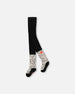 Knit Tights Black With Dalmatian Pattern - H20HT_999