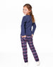Milano Treggings Red And Navy Plaid - H20I20_079