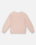 Knit Sweater Pinkish White With Sequin Heart - H20IT72_712