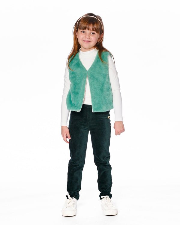 Reversible Faux Fur Vest - H20J30_101