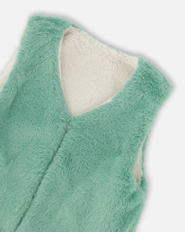 Reversible Faux Fur Vest - H20J30_101