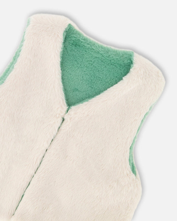 Reversible Faux Fur Vest - H20J30_101