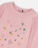 Organic Cotton Long Sleeve T-Shirt Dusty Pink - H20J70_617