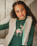 Organic Cotton Long Sleeve T-Shirt Dark Green - H20J71_548
