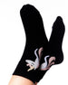 3-Pack Knit Socks Black And Pink - H20KS_000