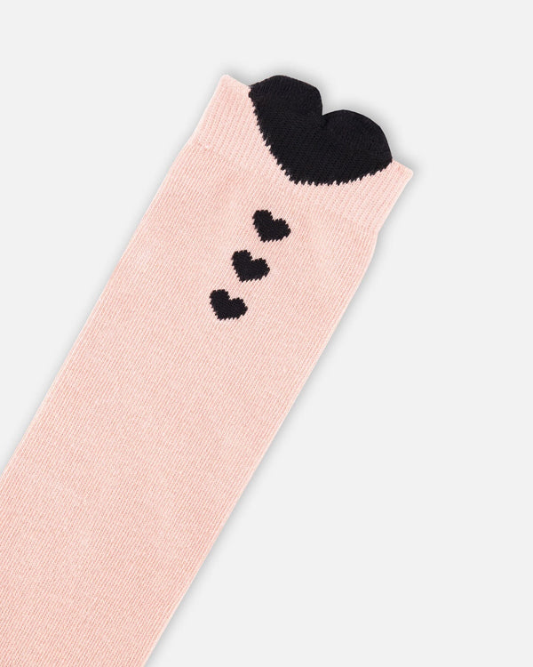 3-Pack Knit Socks Black And Pink - H20KS_000