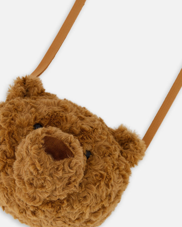 Plush Teddy Bag Caramel Brown - H20LA_173