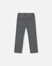 Stretch Jacquard Pants Grey Herringbone - H20LB21_000