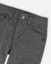 Stretch Jacquard Pants Grey Herringbone - H20LB21_000