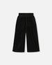 Wide Leg Pleated Pants Black - H20LG20_999