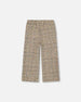 Tweed Flare Pants Beige And Black Pants & Shorts Deux par Deux