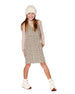 Tweed Jumper Beige And Black - H20LG40_000