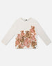Organic Jersey T-Shirt Off-White With Teddy Bears - H20LG70_101
