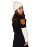 Knitted Sweater Black With Bear Intarsia - H20LGT71_999