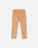 Stretch Suede Treggings Light Pecan Brown - H20M21_960