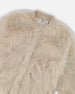 Short Faux Fur Coat Beige - H20M50_139