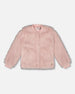 Short Faux Fur Coat Dusty Pink - H20M50_622