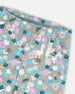 Organic Cotton Leggings Blue Llama Print - H20M60_081
