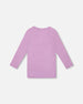 Super Soft Brushed Jersey Tunic Purple With Lama - H20M76_593