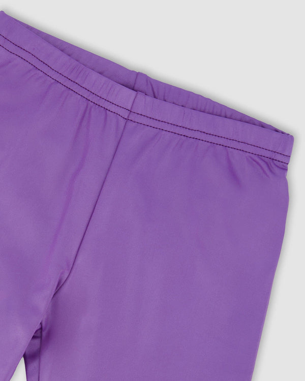 Shiny Stretch Leggings Purple - H20N60_564