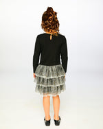Glittering Mesh Skirt Party Dress Black Dresses Deux par Deux