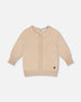 3/4 Sleeve Knitted Sweater Beige - H20OGT71_145