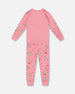 Organic Cotton Two-Piece Pajamas Pink Cat Print - H20PG10US_040
