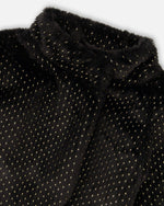 Fake Fur Short Jacket Black - H20Q50_999