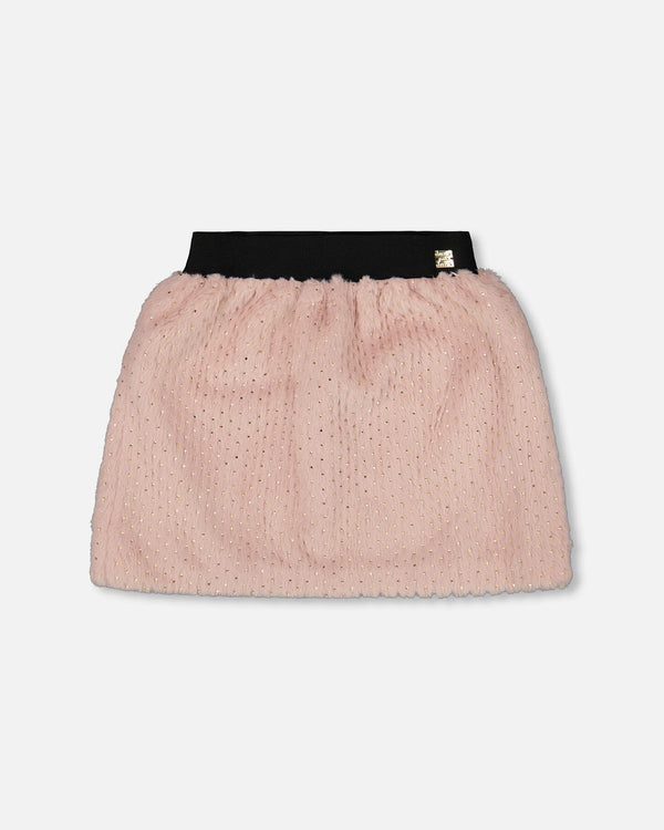 Fake Fur Skirt Pink - H20Q80_622