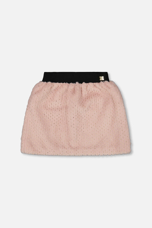Fake Fur Skirt Pink - H20Q80_622