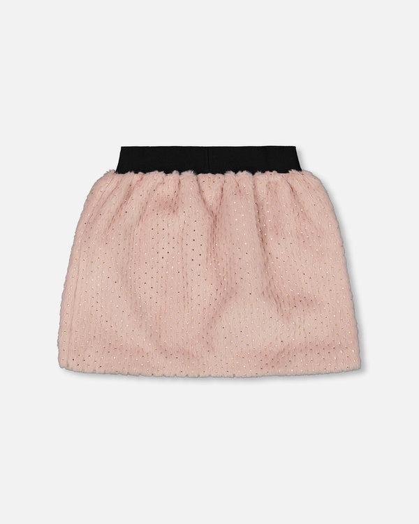 Fake Fur Skirt Pink - H20Q80_622